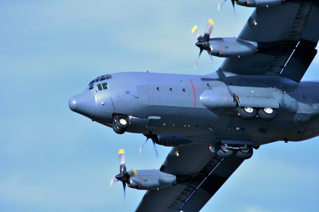 Grey Airbus Airplane Under White and Blue Sky